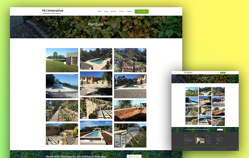 MJ Innovative Landscapes and Excavations screenshot 3